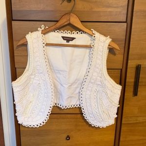 White Boho Shrug